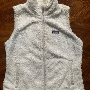 White Fleece Patagonia Vest